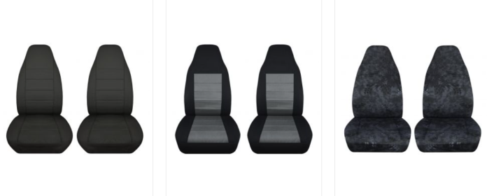 charcoal car seat covers